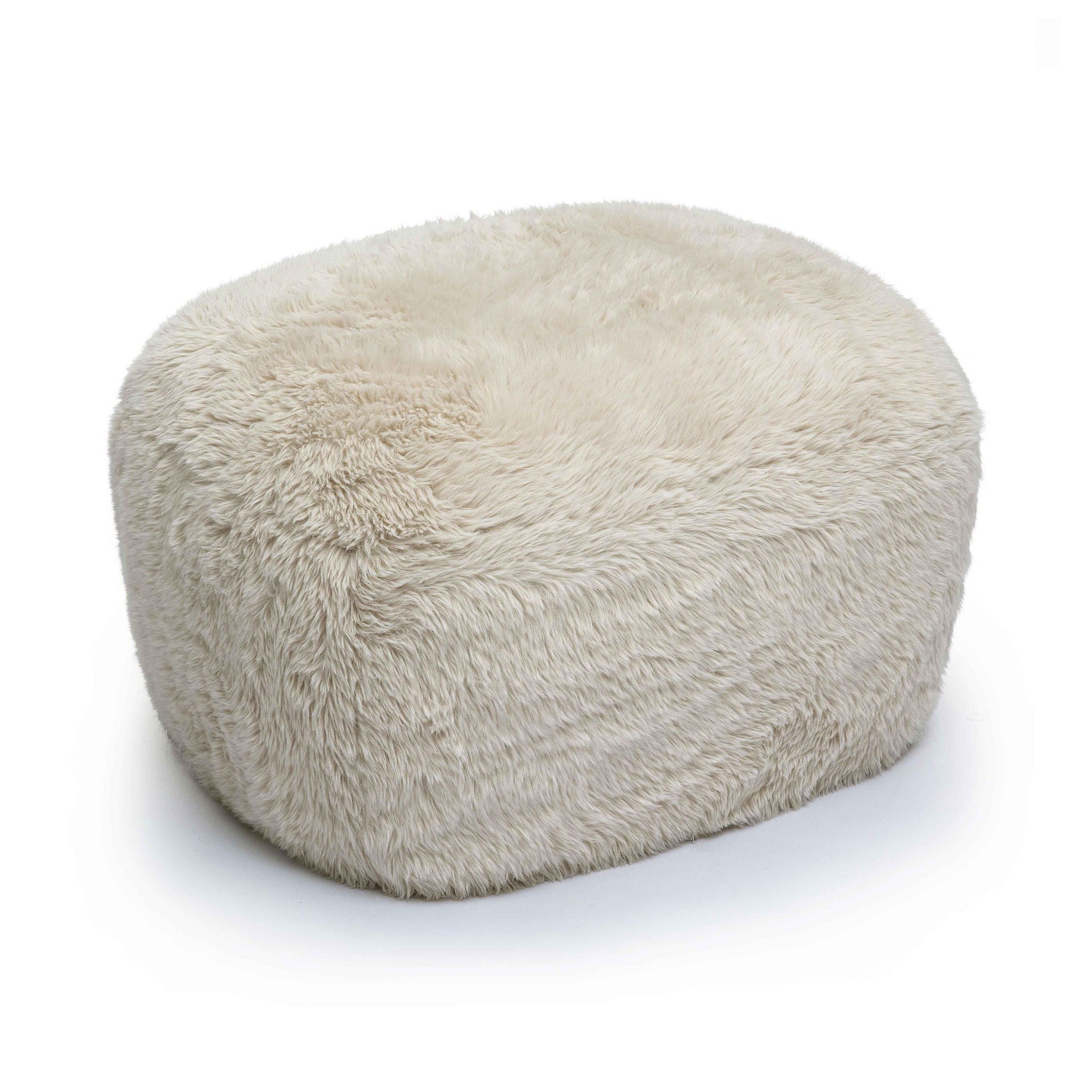 Britt - Vegan Shearling Ottoman - Urban Living Furniture (Los Angeles, CA)