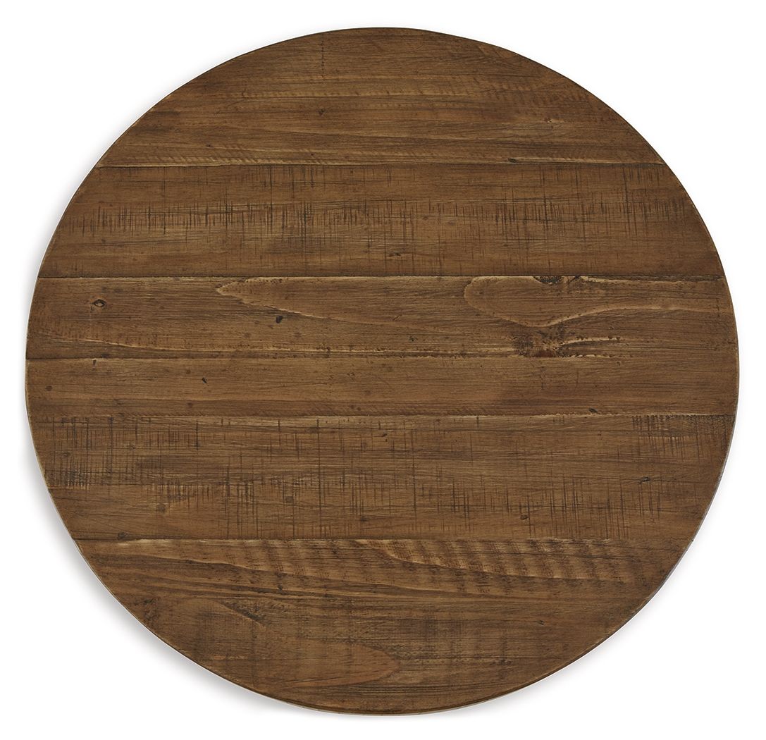 Mackifeld - Warm Brown - Round End Table - Urban Living Furniture (Los Angeles, CA)