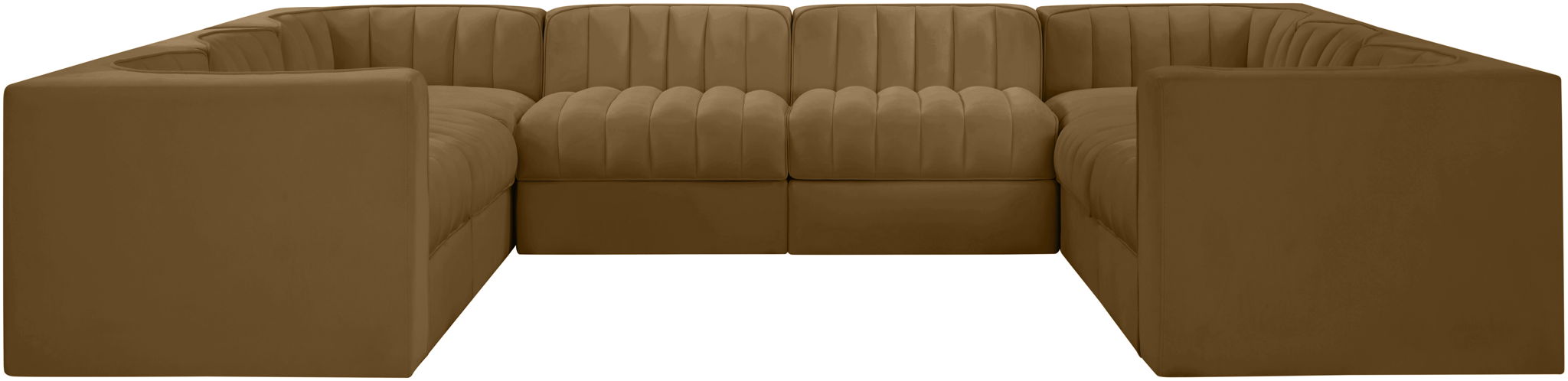 Rummi - Velvet Performance Fabric Upholstered Modular Sectional - Urban Living Furniture (Los Angeles, CA)