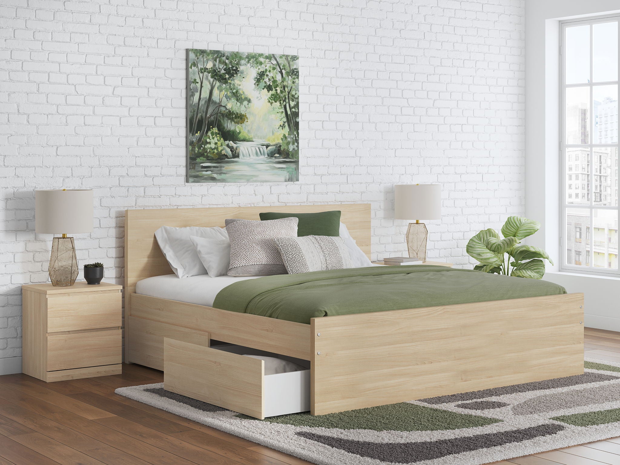 Onita - Panel Platform Bed - Urban Living Furniture (Los Angeles, CA)