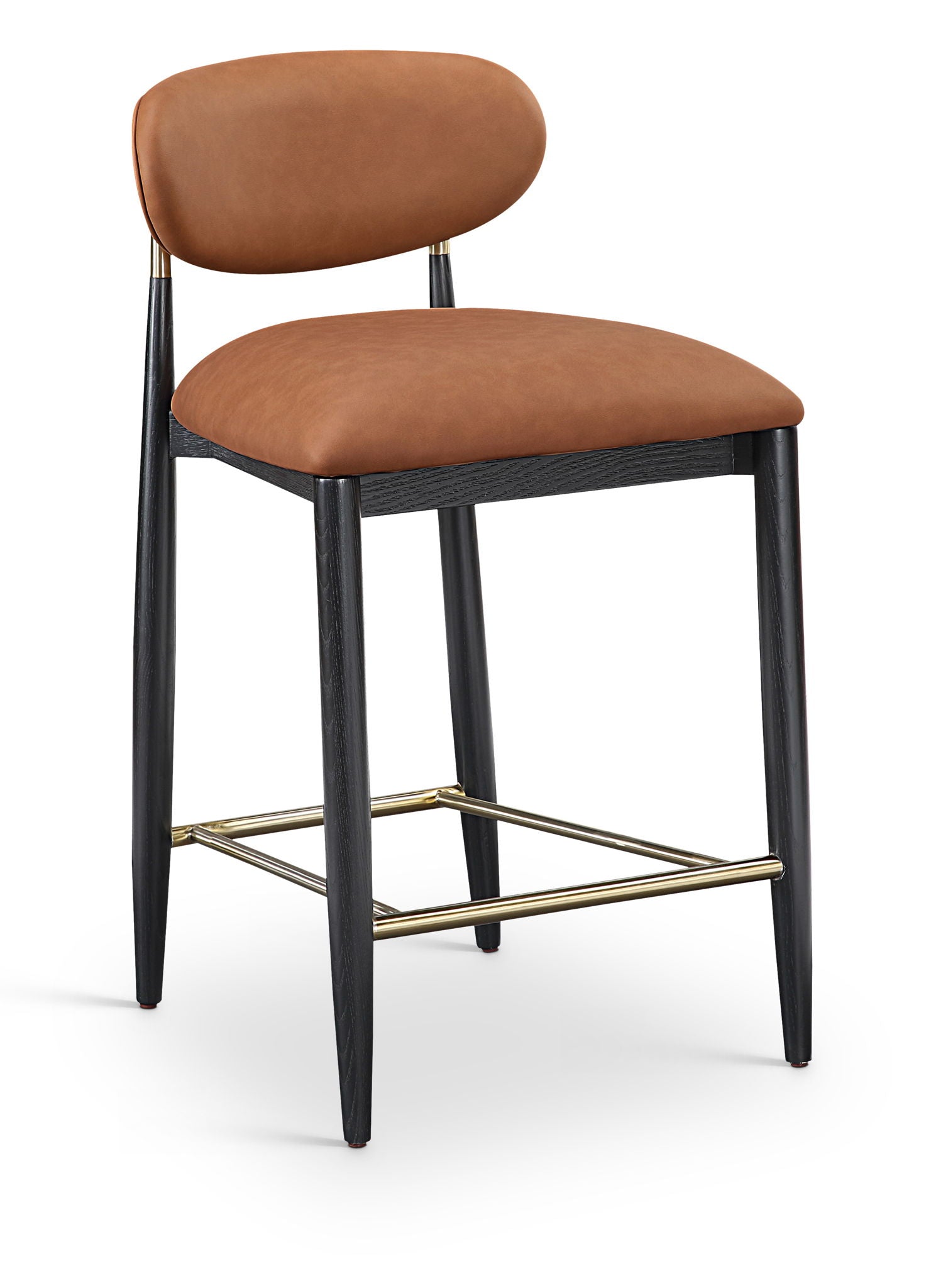 Riccio - Stool - Black And Gold Frame - Urban Living Furniture (Los Angeles, CA)