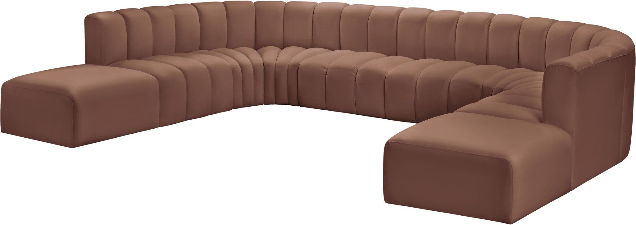 Arc - Faux Leather Modular Sectional - Urban Living Furniture (Los Angeles, CA)