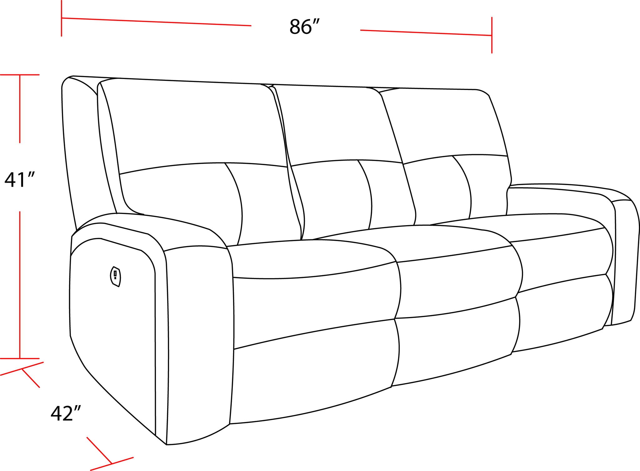 Polaris - Power Sofa - Urban Living Furniture (Los Angeles, CA)