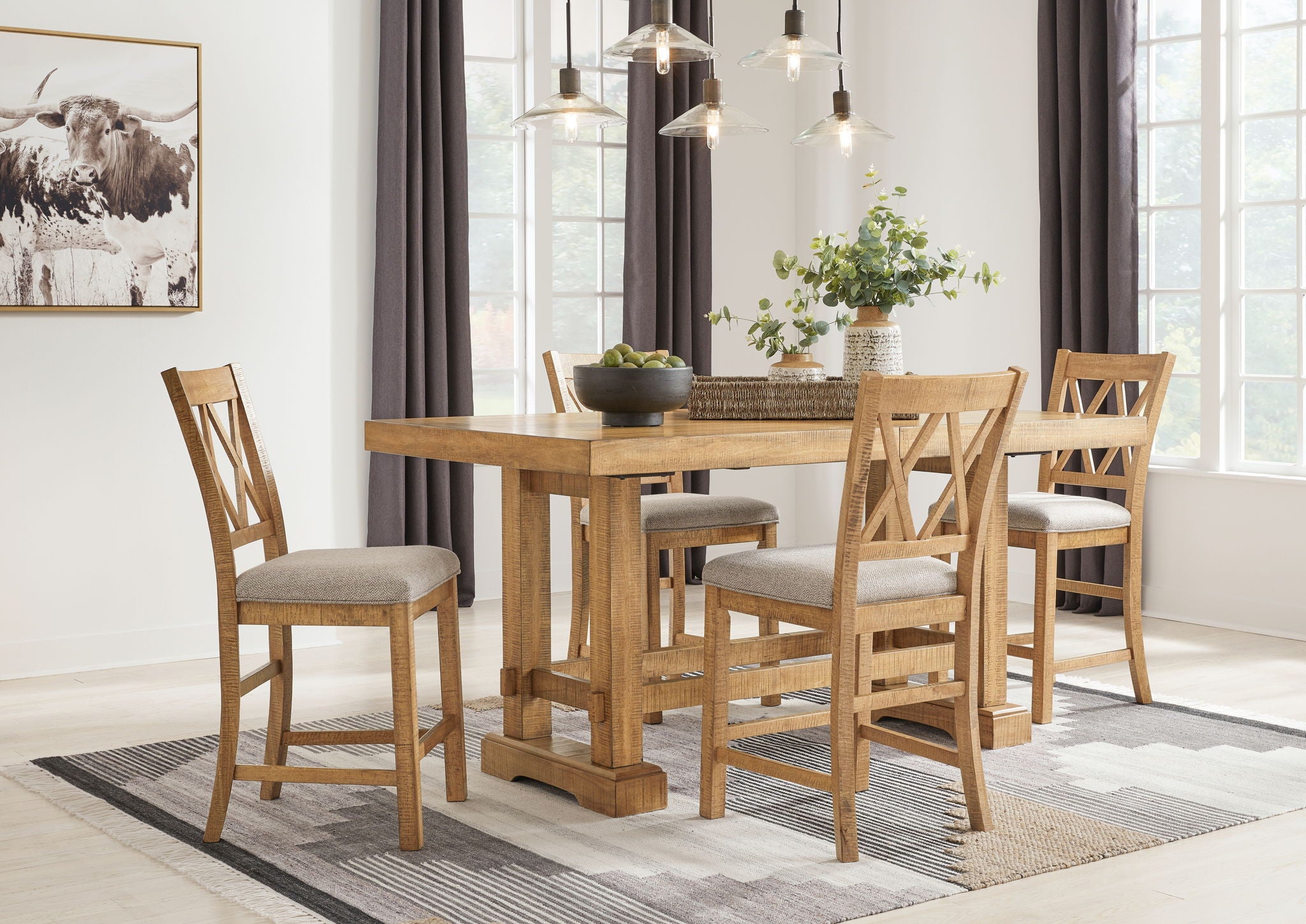 Havonplane - Counter Dining Set - Urban Living Furniture (Los Angeles, CA)