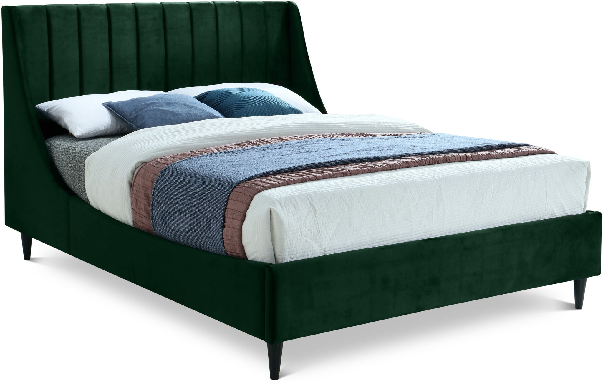 Eva - Velvet Bed - Urban Living Furniture (Los Angeles, CA)