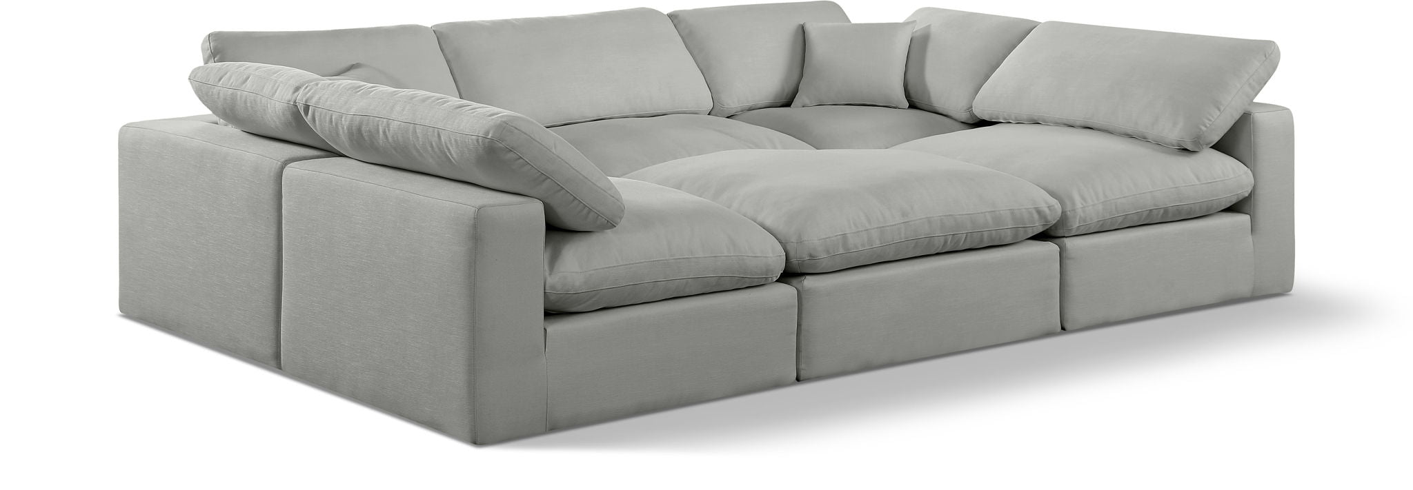 Comfy - 6 Piece Linen Sectional - Urban Living Furniture (Los Angeles, CA)