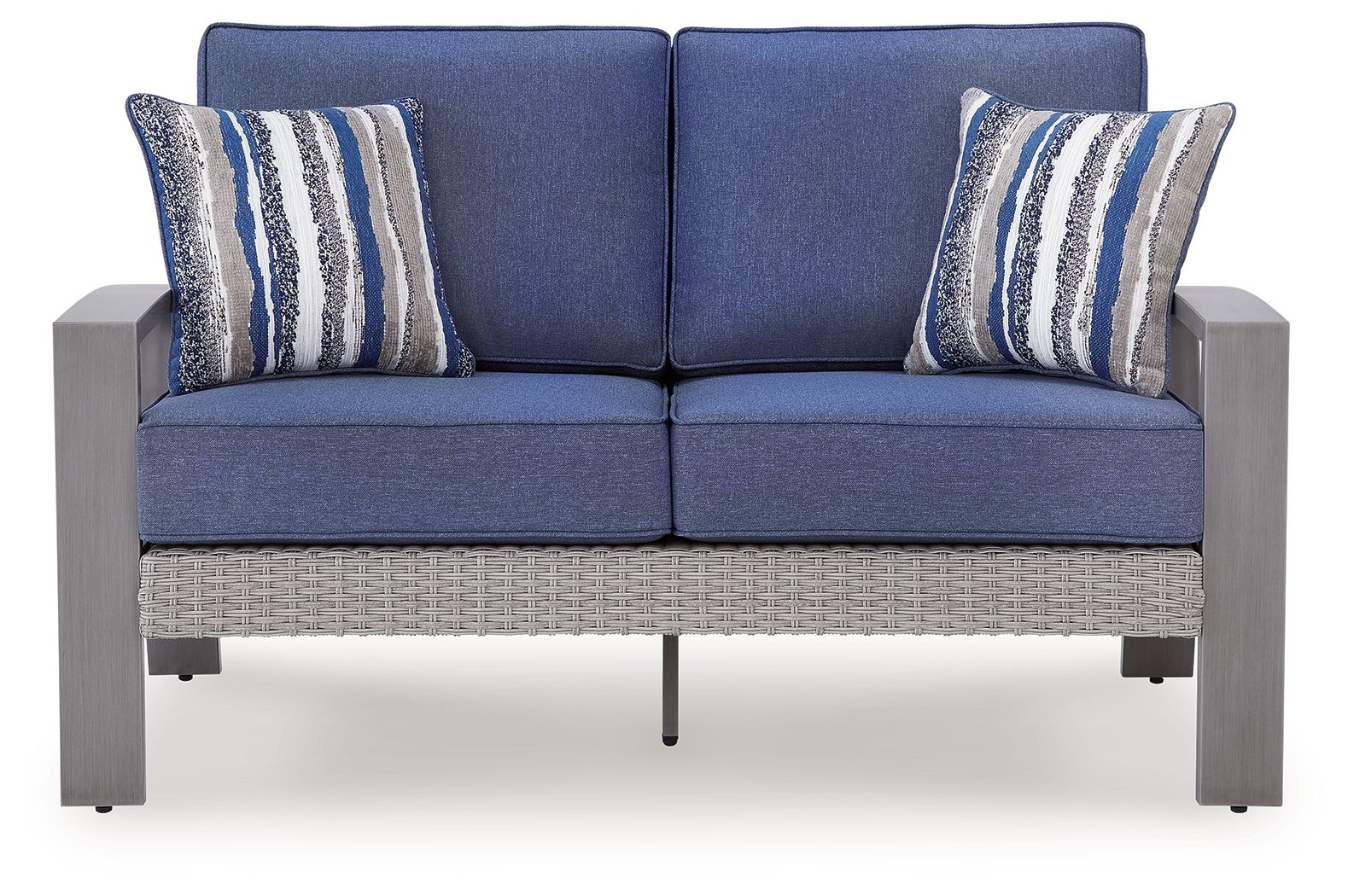 Half Moon Beach - Loveseat With Cushion - Blue / Gray - Urban Living Furniture (Los Angeles, CA)
