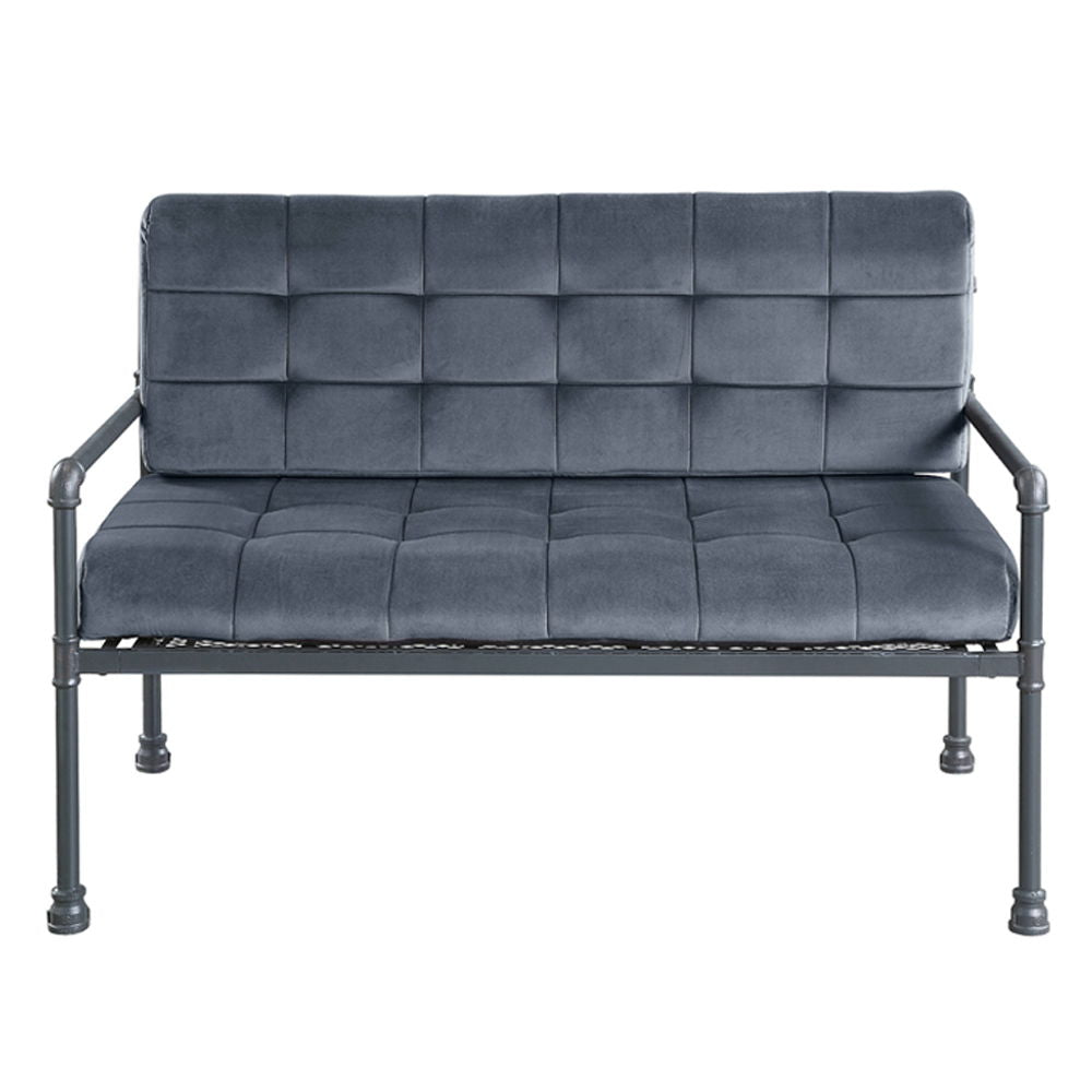Brantley - Loveseat - Gray Velvet & Sandy Gray - Urban Living Furniture (Los Angeles, CA)