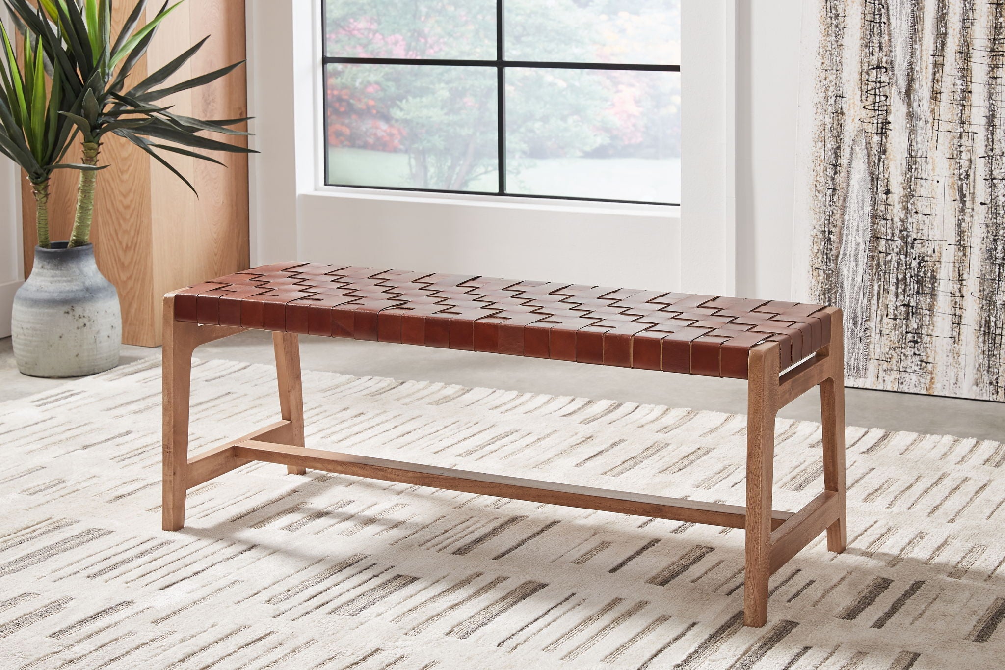 Lemmund - Natural / Brown - Accent Bench - Urban Living Furniture (Los Angeles, CA)