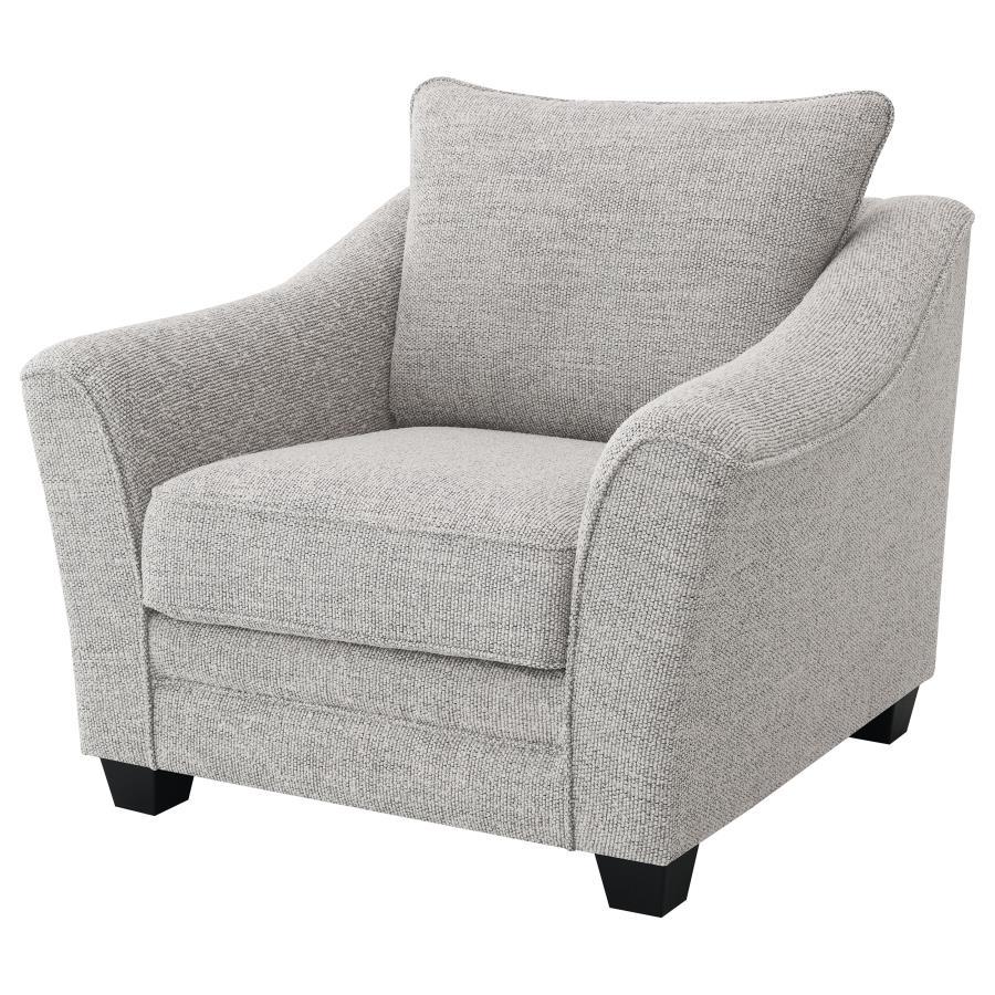 Tomkins - Boucle Upholstered Chair - Light Gray - Urban Living Furniture (Los Angeles, CA)