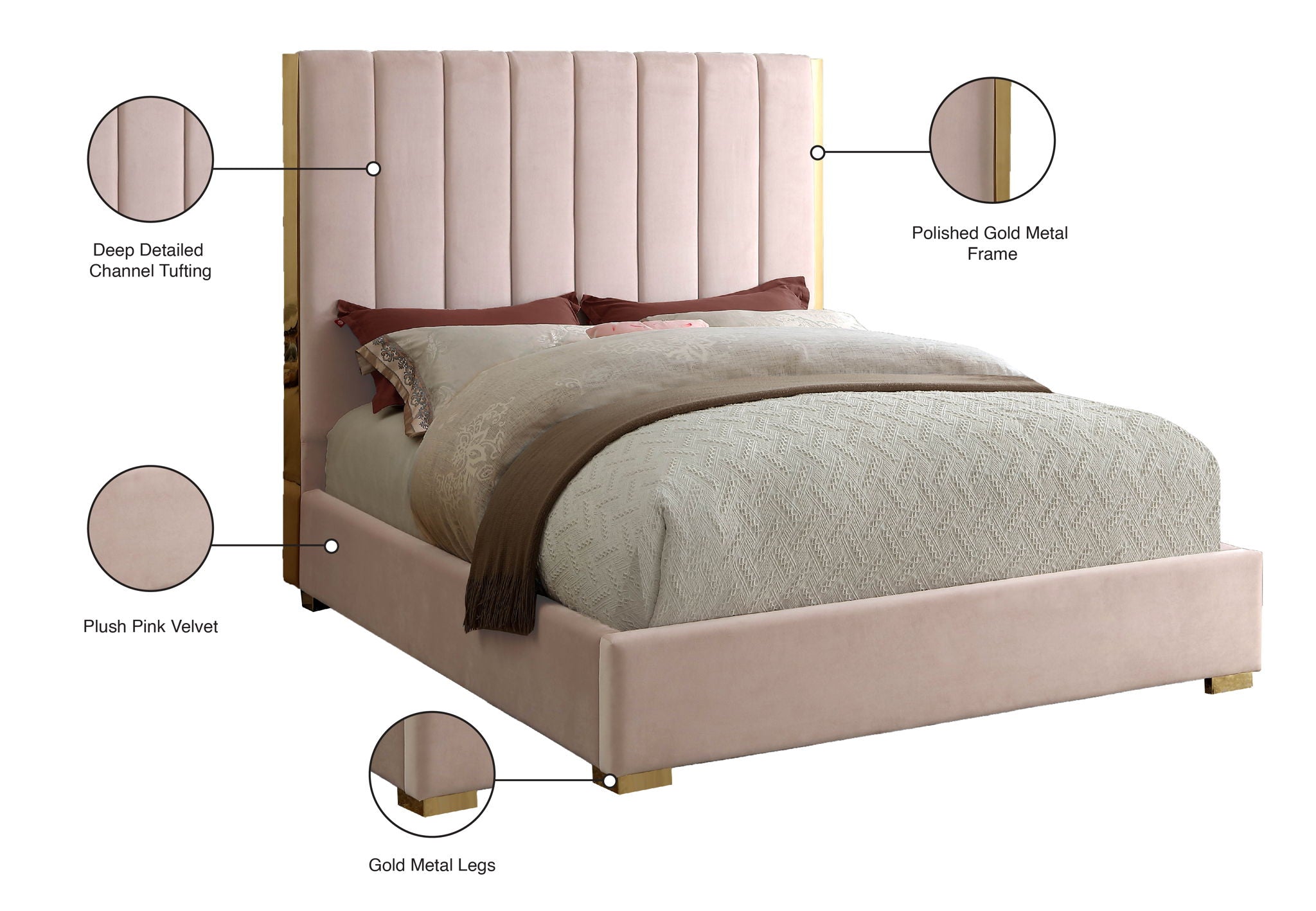 Becca - Bed - Urban Living Furniture (Los Angeles, CA)