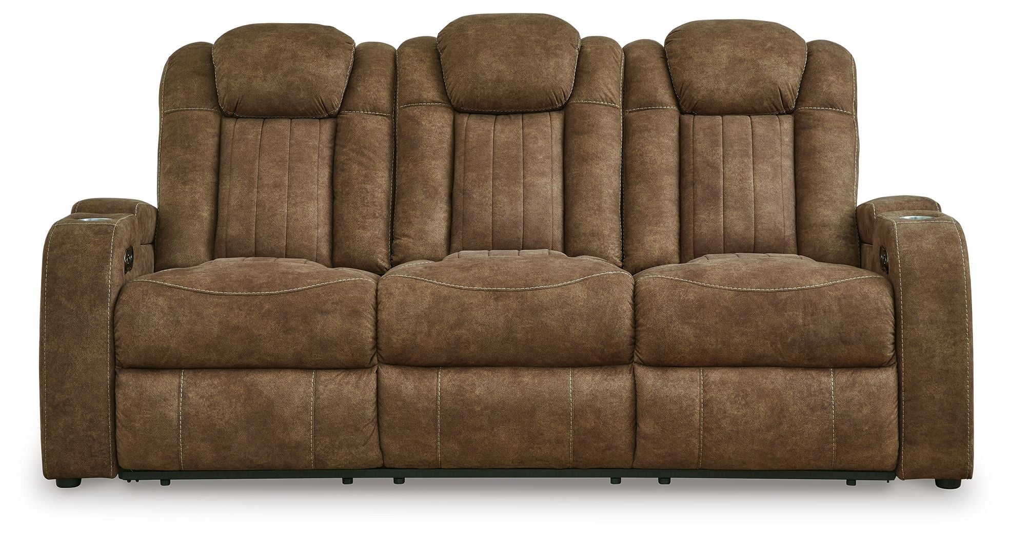 Wolfridge - Brindle - Power Reclining Sofa With Adj Headrest - Urban Living Furniture (Los Angeles, CA)