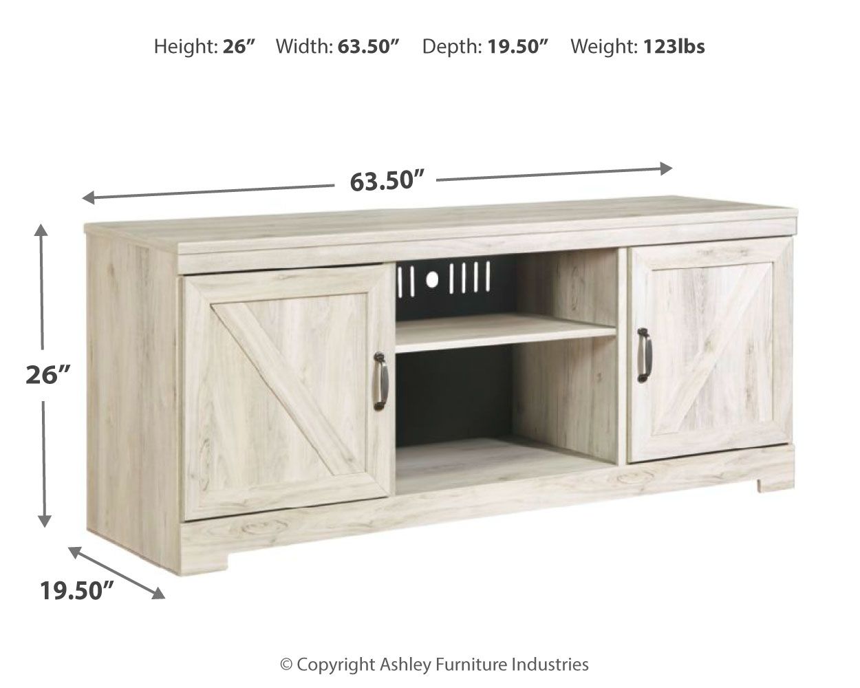 Bellaby - TV Stand W/Fireplace Option - Urban Living Furniture (Los Angeles, CA)