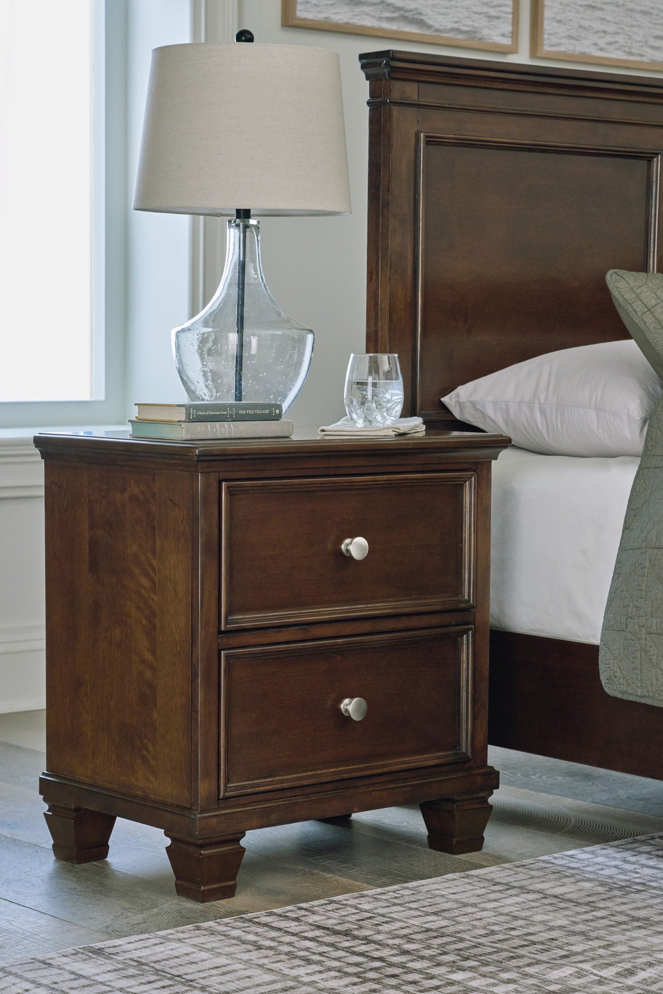 Danabrin - Brown - Two Drawer Nightstand - Urban Living Furniture (Los Angeles, CA)