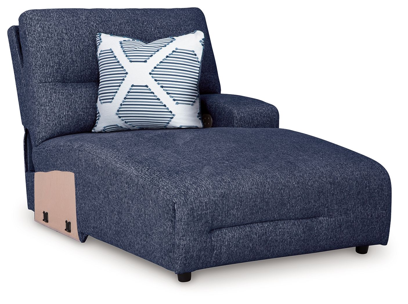 Acklen Place - Navy - Raf Power Reclining Back Chaise - Urban Living Furniture (Los Angeles, CA)