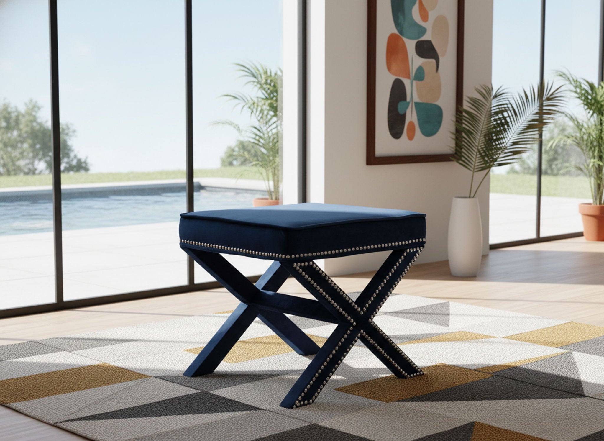 Nixon - Bench Ottoman - Urban Living Furniture (Los Angeles, CA)