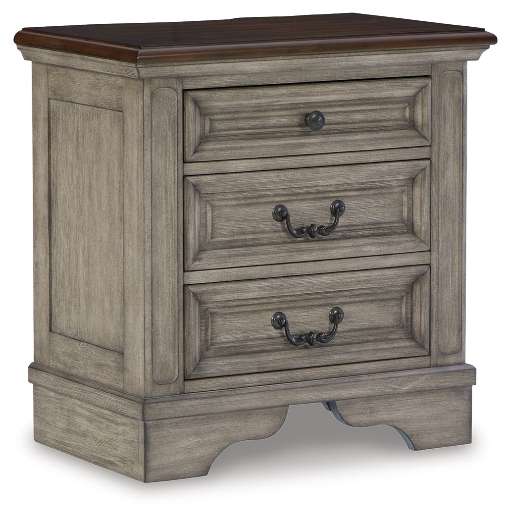Lodenbay - Antique Gray - Three Drawer Night Stand - Urban Living Furniture (Los Angeles, CA)