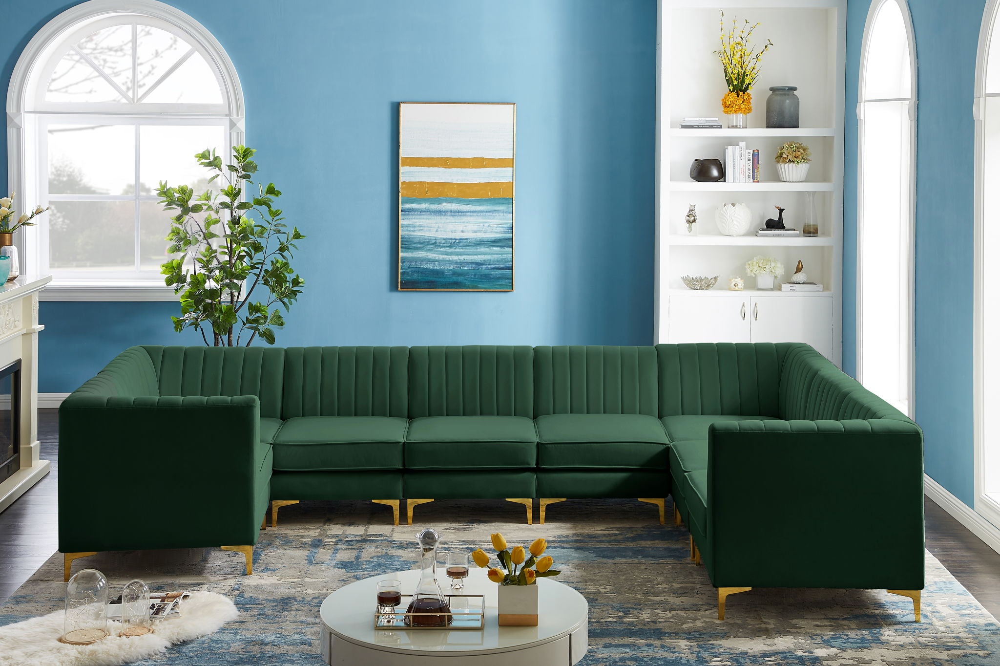 Alina - 8 Piece Modular U-Shaped Sectional - Urban Living Furniture (Los Angeles, CA)