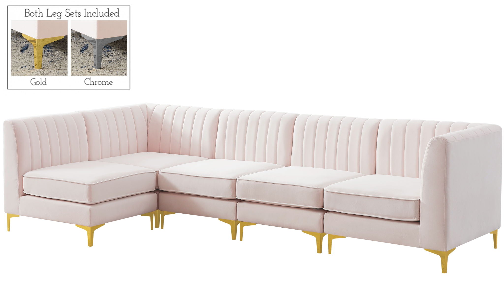 Alina - 5 Piece Modular Sectional - Urban Living Furniture (Los Angeles, CA)