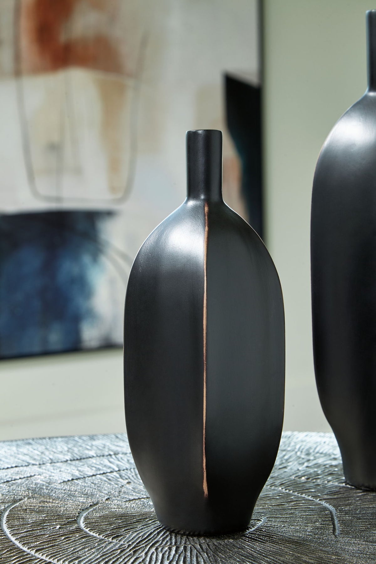 Rhaveney - Vase (Set of 3) - Small - Black - Urban Living Furniture (Los Angeles, CA)