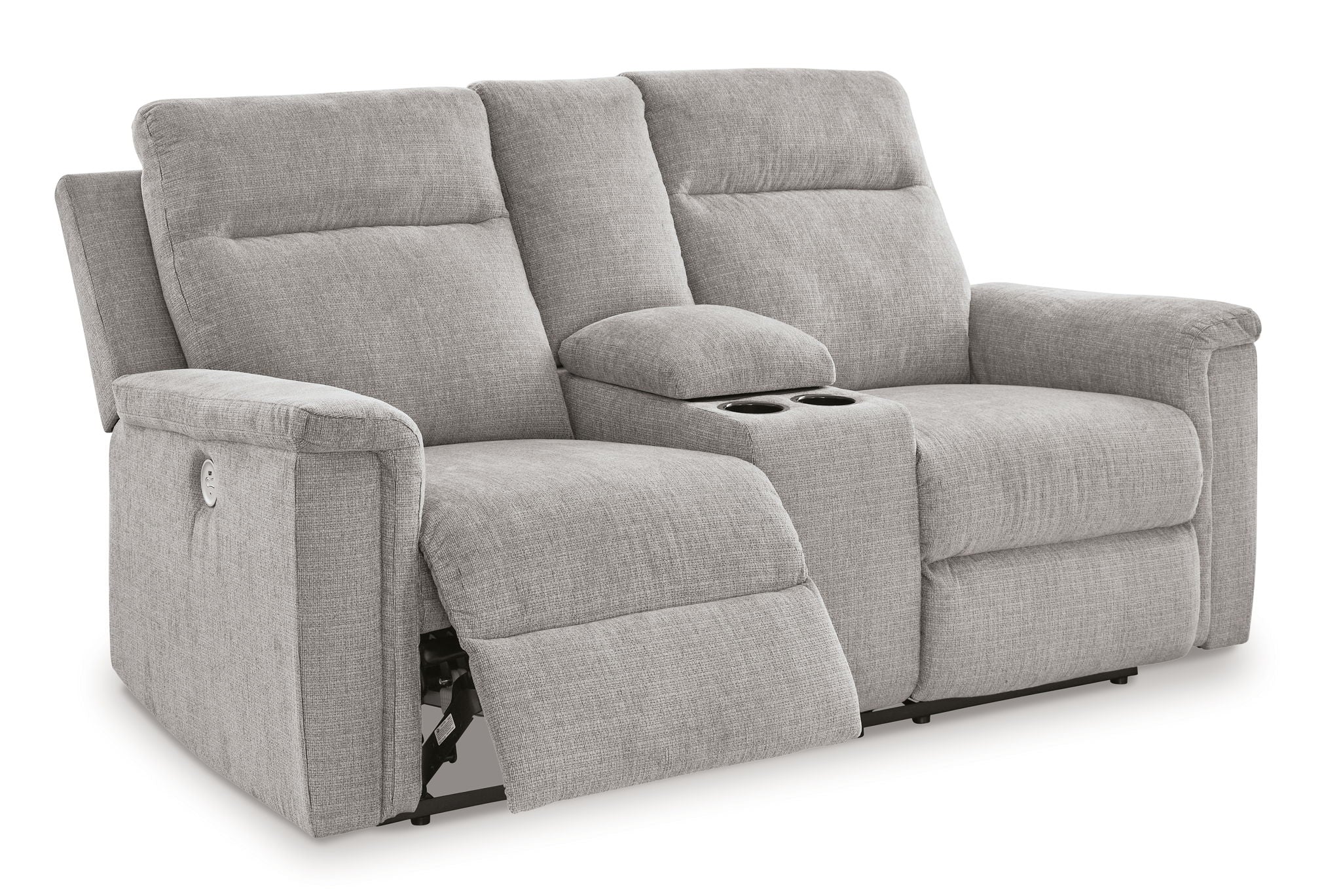 Barnsana - Dbl Power Reclining Loveseat With Console - Urban Living Furniture (Los Angeles, CA)