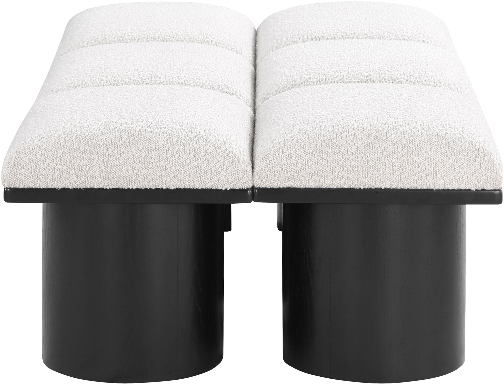 Pavilion - 6 Piece Modular Bench With Black Base