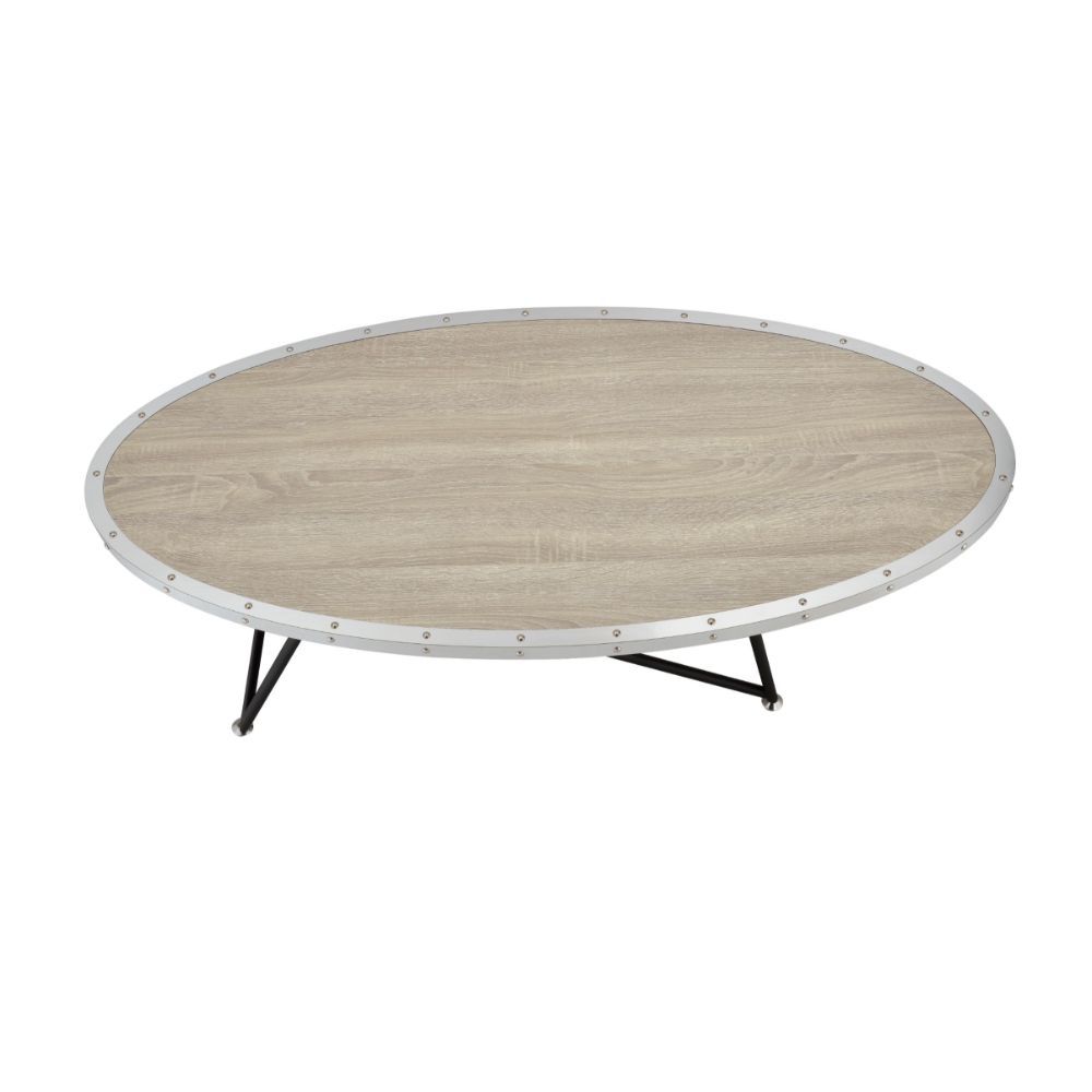 Allis - Coffee Table - Weathered Gray Oak & Metal - Urban Living Furniture (Los Angeles, CA)