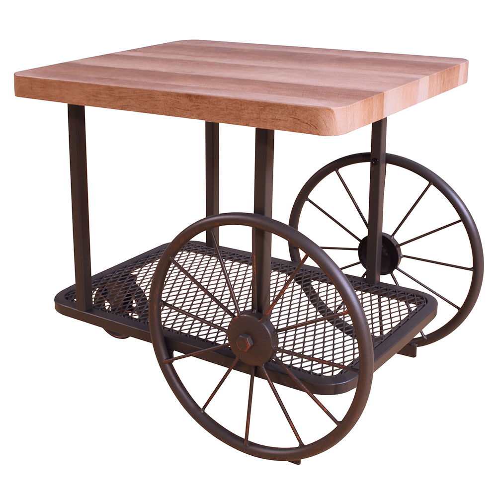 Francie - End Table - Oak & Antique Gray - Urban Living Furniture (Los Angeles, CA)