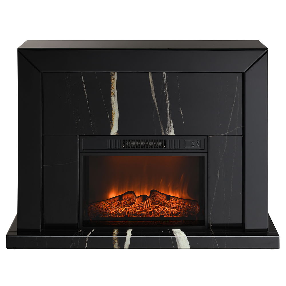 Drisana - Fireplace - Black Mirrored Finish - Urban Living Furniture (Los Angeles, CA)