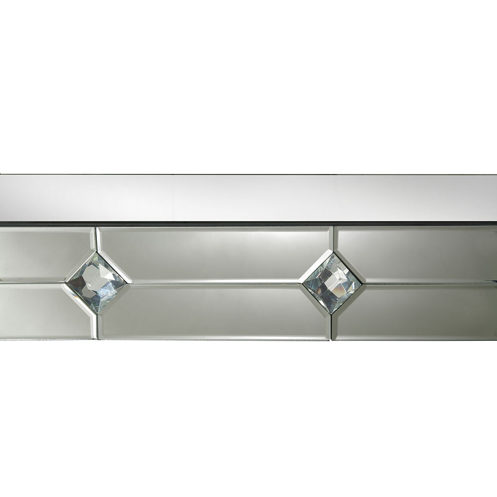 Hessa - Console Table - Mirrored & Faux Rhinestone - Urban Living Furniture (Los Angeles, CA)