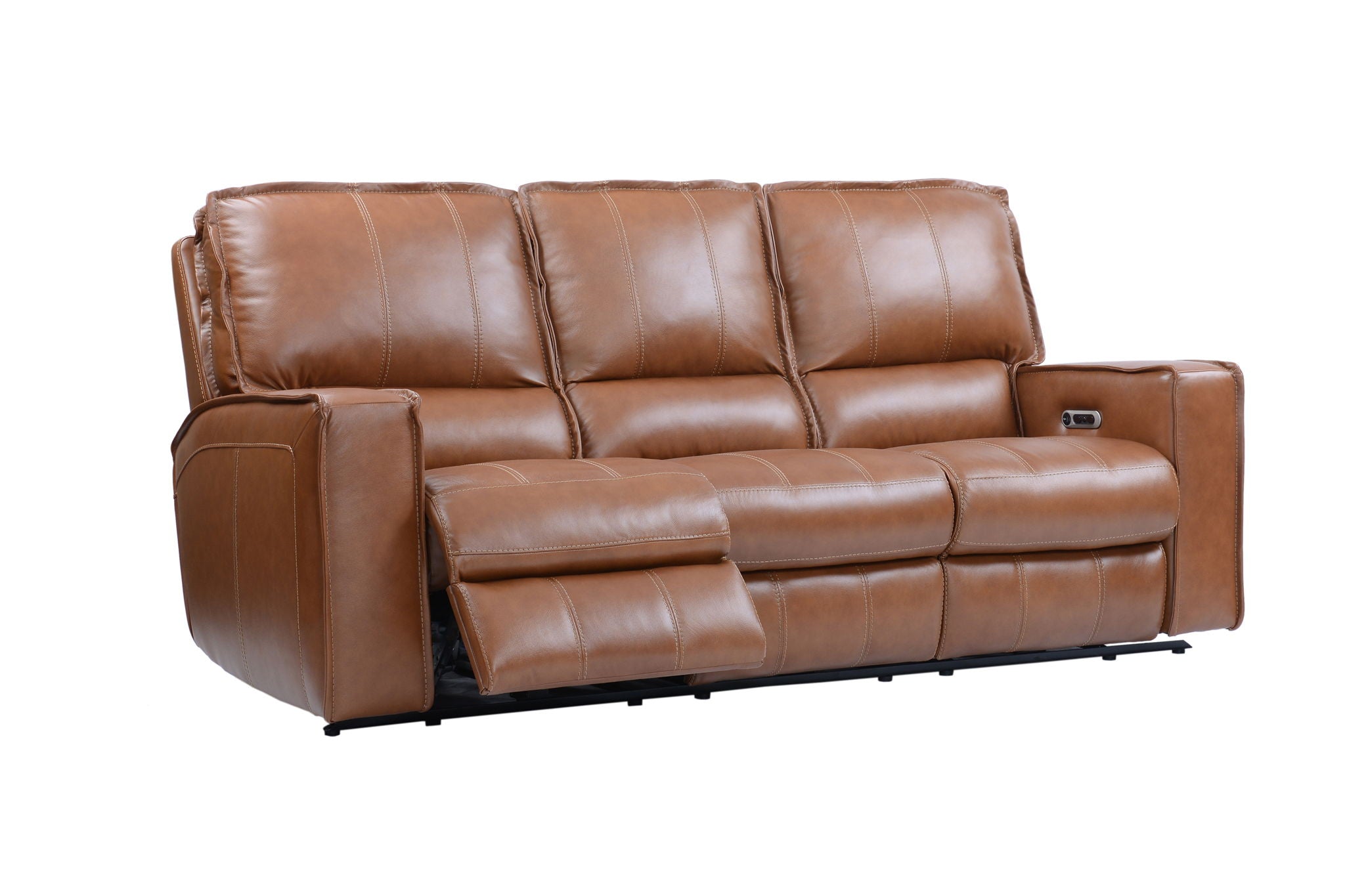 Rockford - Triple Power Reclining Reclining Sofa - Verona Saddle - Urban Living Furniture (Los Angeles, CA)