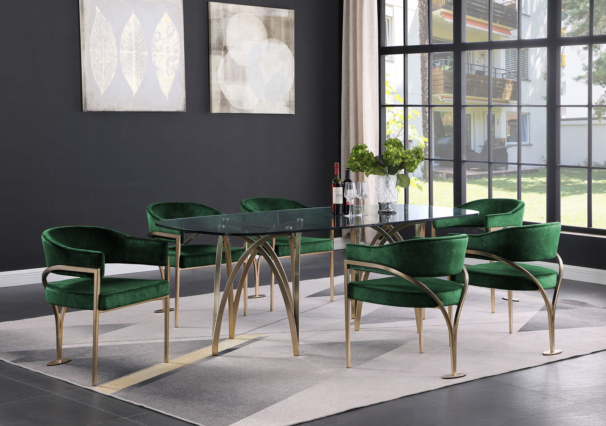 Madelyn - Dining Chair (Set of 2) - Brushed Brass - Urban Living Furniture (Los Angeles, CA)
