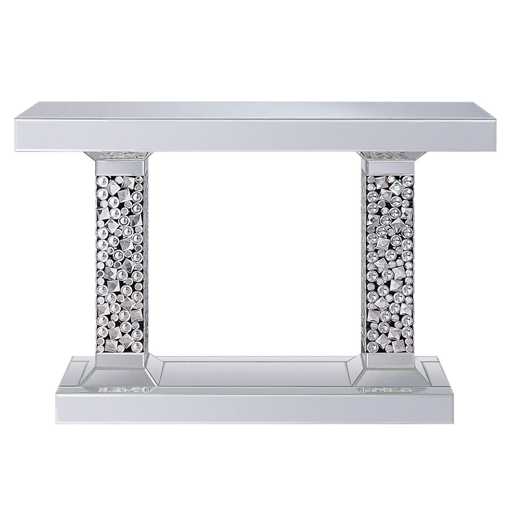 Kachina - Console Table - Mirrored & Faux Gems - Urban Living Furniture (Los Angeles, CA)