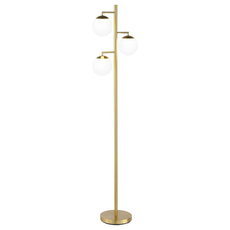 Sena - Spherical Bulb Tree Metal Floor Lamp - Gold - Urban Living Furniture (Los Angeles, CA)