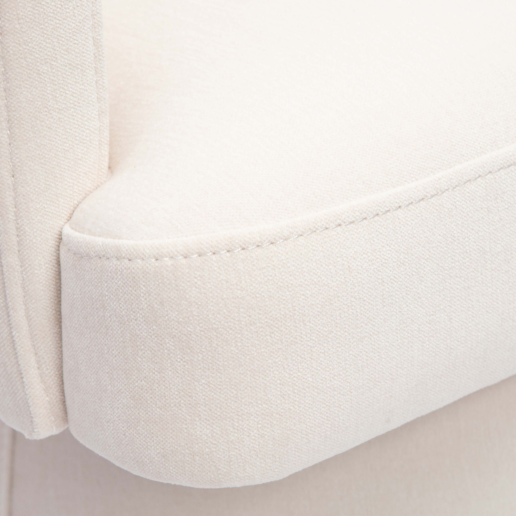 Kristen - Upcycled Chenille Rolling Desk Chair