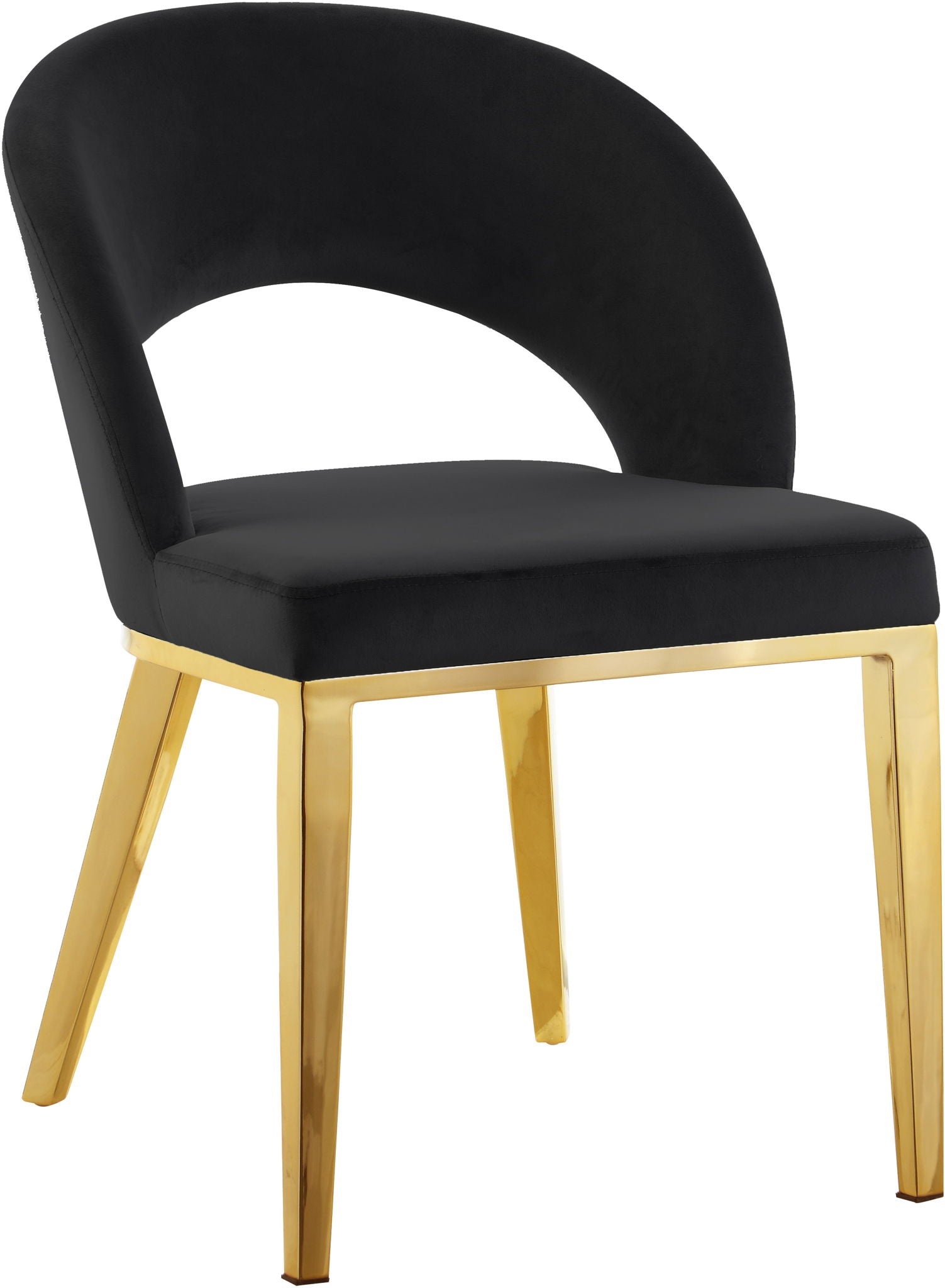 Roberto - Dining Chair with Gold Legs - Urban Living Furniture (Los Angeles, CA)