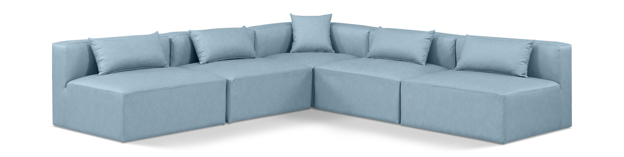 Cube - 5 Piece Modular Corner Armless Sectional - Urban Living Furniture (Los Angeles, CA)