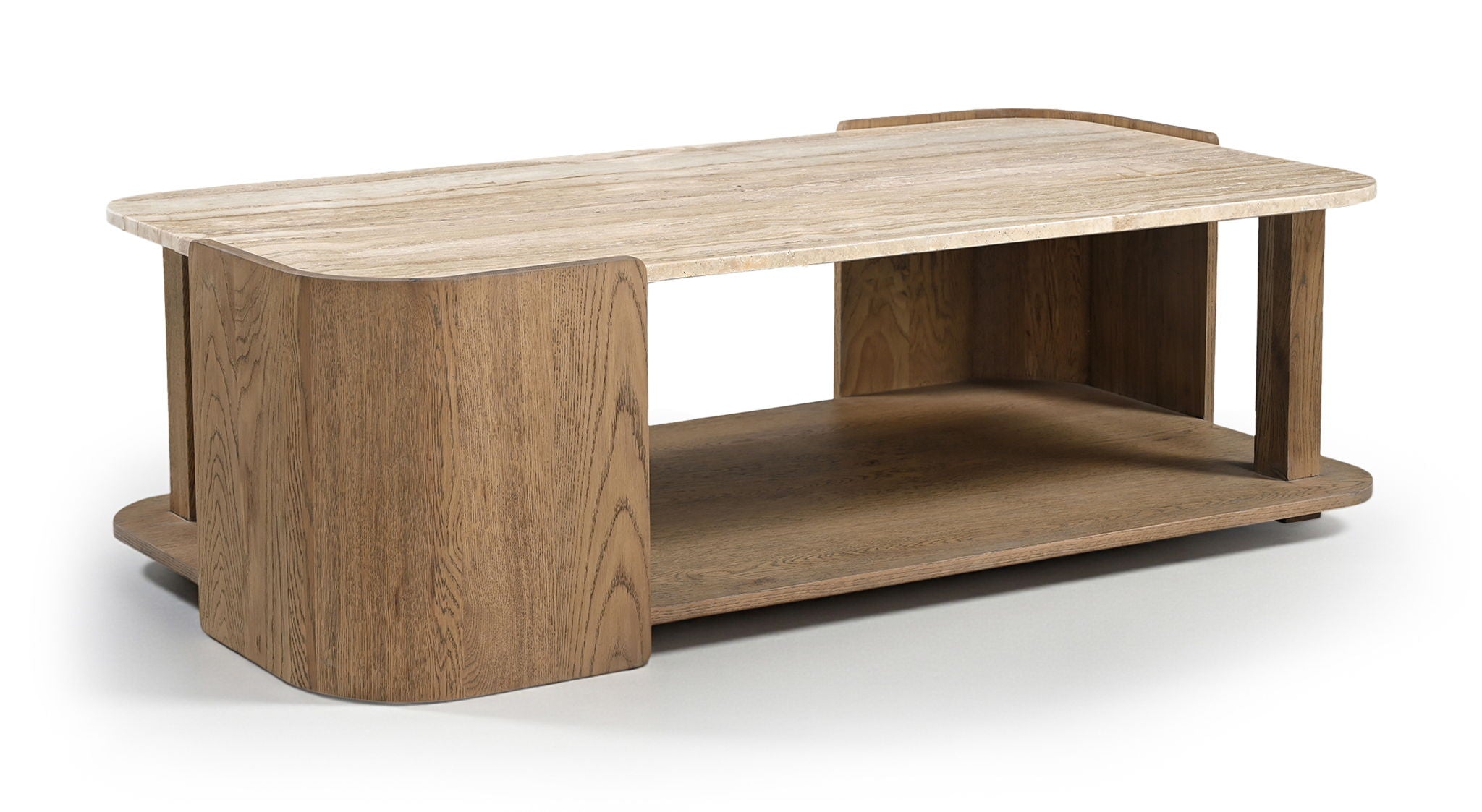 Calabria - Marble And Oak Wood Table - Urban Living Furniture (Los Angeles, CA)