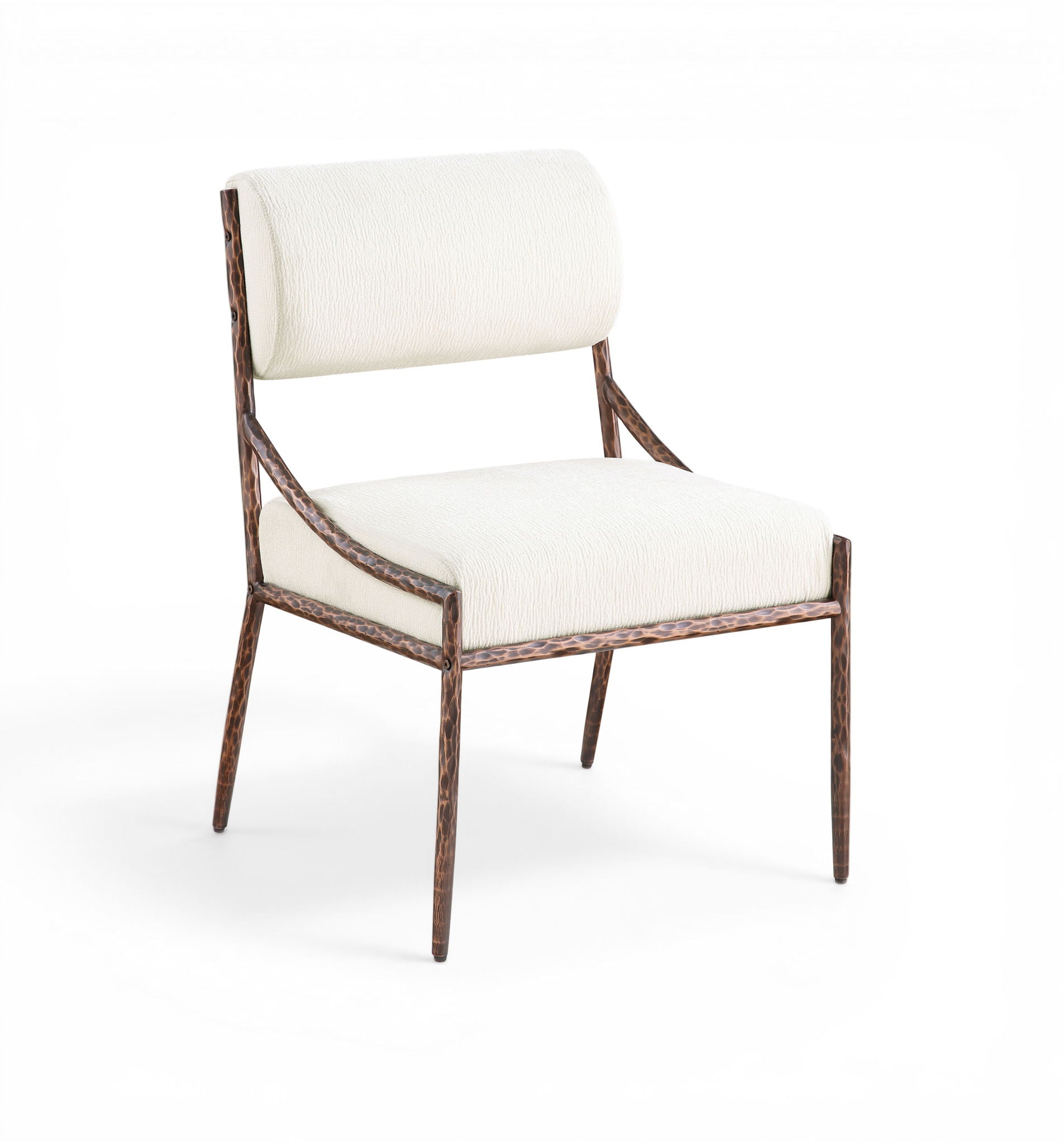 Bastille - Upholstered Dining Side Chair (Set of 2) - Bronze Frame - Urban Living Furniture (Los Angeles, CA)