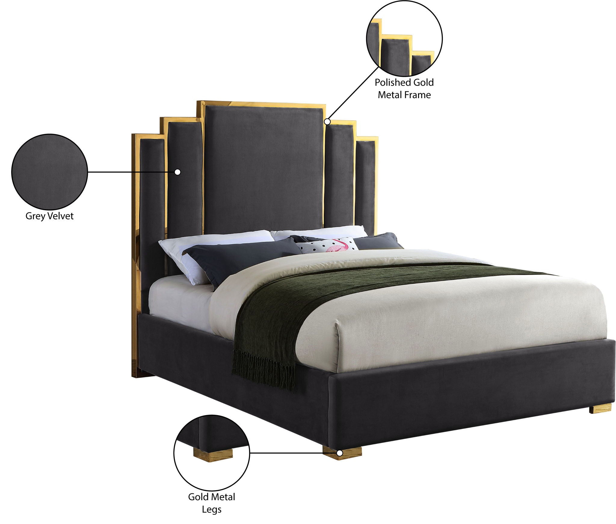 Hugo - Bed - Urban Living Furniture (Los Angeles, CA)