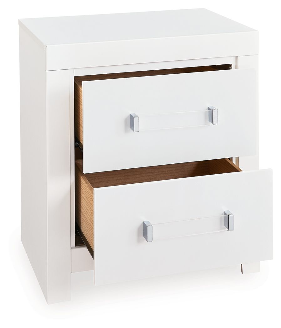 Maeling - Two Drawer Night Stand - Urban Living Furniture (Los Angeles, CA)