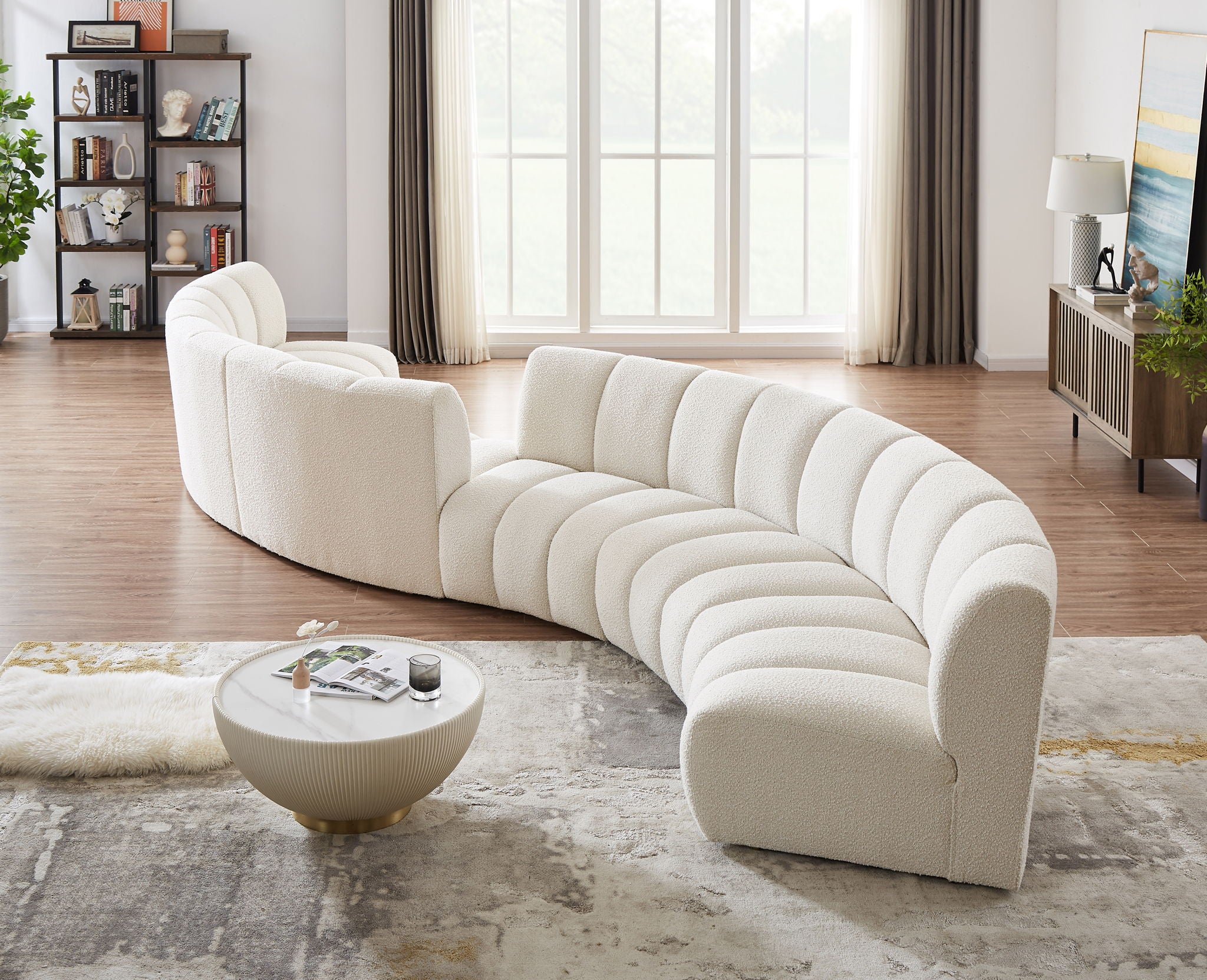 Infinity - 6 Piece Boucle Modular Sectional - Urban Living Furniture (Los Angeles, CA)