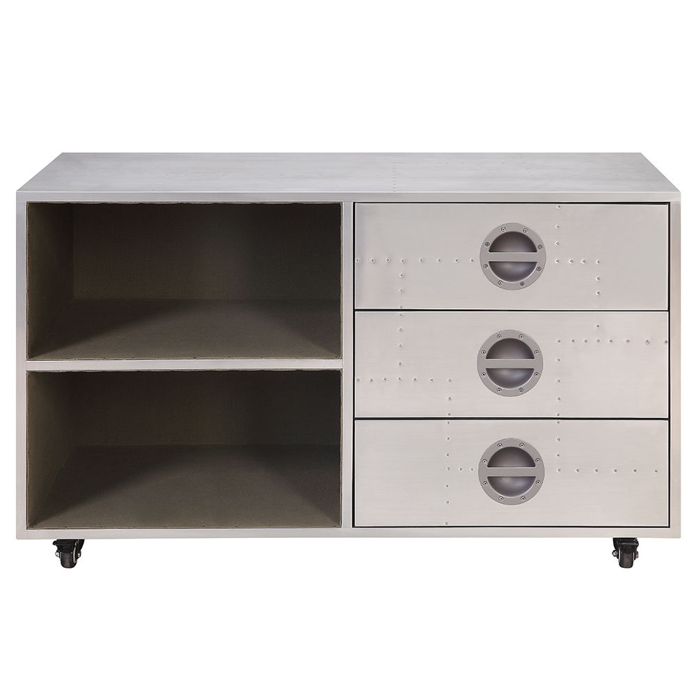 Brancaster - 23" Cabinet - Aluminum - Urban Living Furniture (Los Angeles, CA)