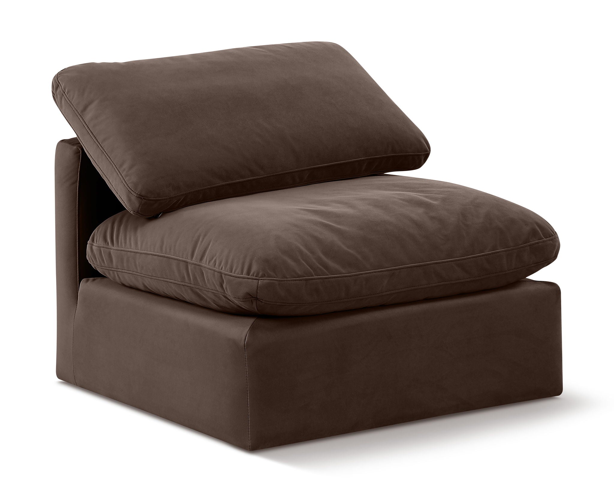 Indulge - Velvet Armless Chair - Urban Living Furniture (Los Angeles, CA)