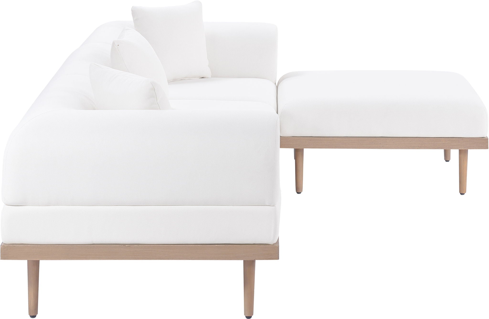 Laguna - 4 Piece 106.5" Upholstered Outdoor Patio Modular Sectional - Urban Living Furniture (Los Angeles, CA)