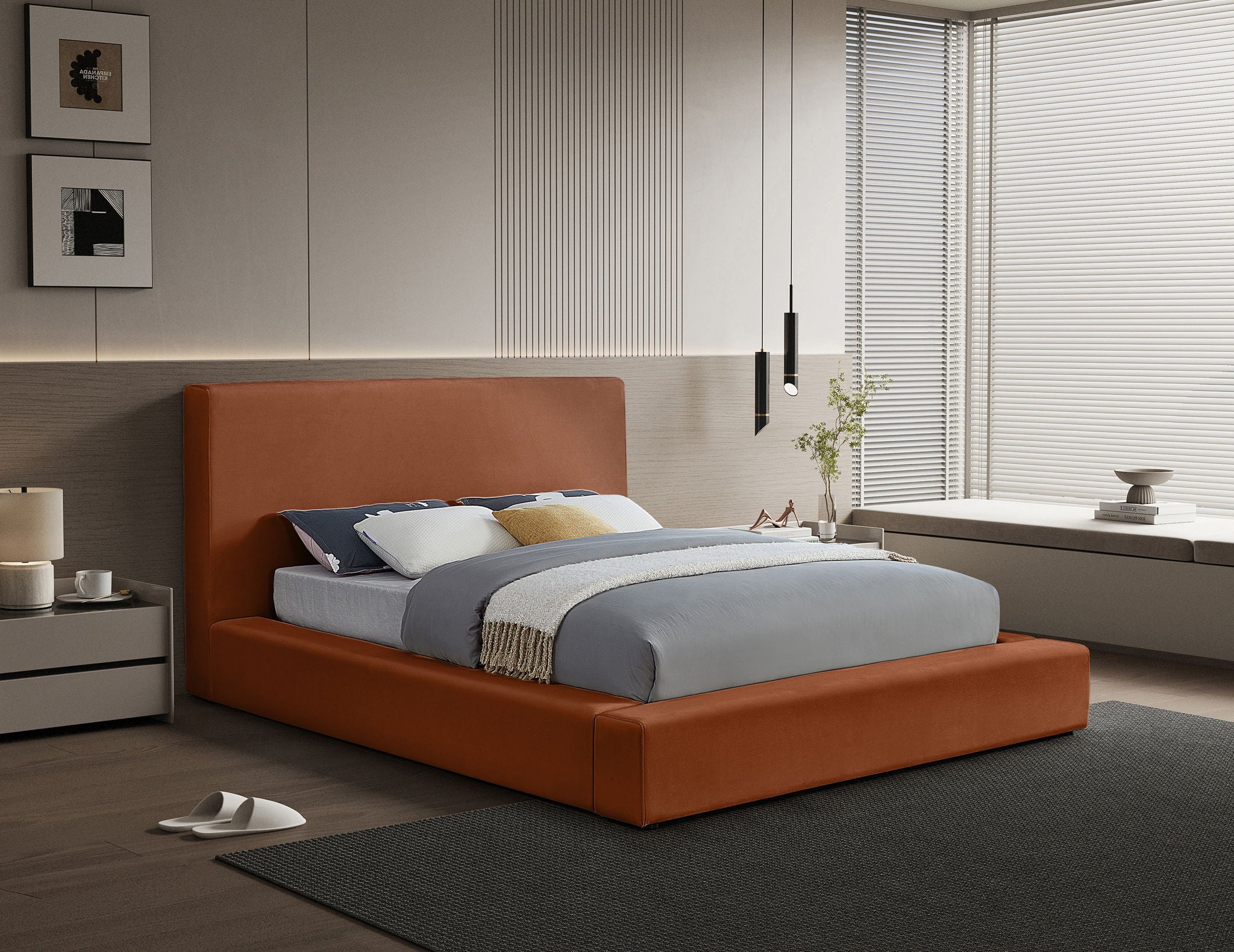 Dorian - Upholstered Bed - Urban Living Furniture (Los Angeles, CA)