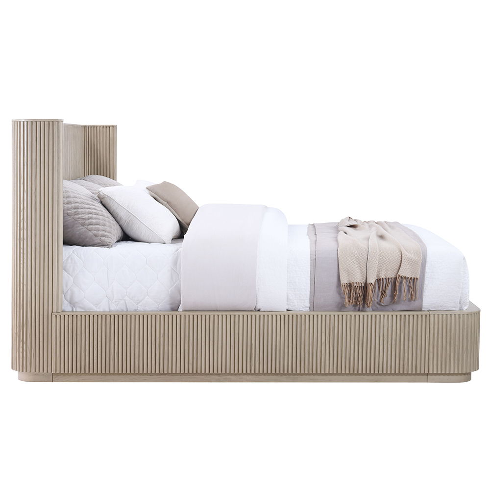 Leanna - Eastern King Bed - Light Oak - Urban Living Furniture (Los Angeles, CA)