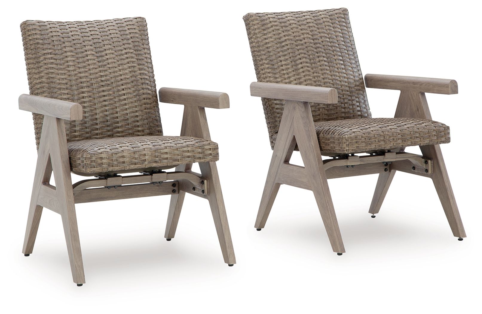 Cliff Trails - Beige - Rocking Arm Chair (Set of 2) - Urban Living Furniture (Los Angeles, CA)