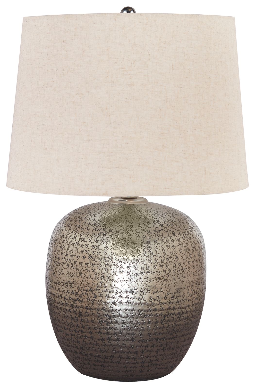 Magalie - Antique Silver Finish - Metal Table Lamp - Urban Living Furniture (Los Angeles, CA)