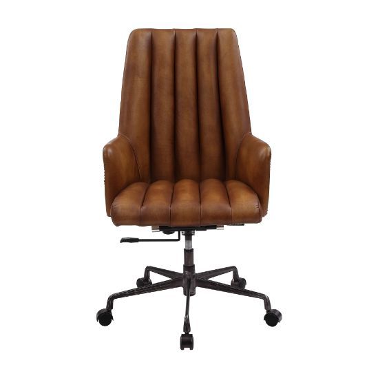 Salvol - Office Chair - Sahara Top Grain Leather & Aluminum - Urban Living Furniture (Los Angeles, CA)